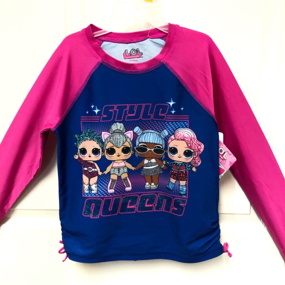 L.O.L. Surprise UPF Style Queens 2-Piece Metallic Swim Suit - Picture 2 of 14